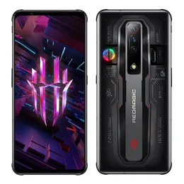 Oryginalna Nubia Red Magic 7S 5G Gier telefonu komórkowego 8GB 12GB 16GB RAM 128GB 256GB 512GB ROM Snapdragon 8 64.0MP Android 6.8 "Pełny ekranowy identyfikator odcisków palców Twarz Smart Cell Celphone