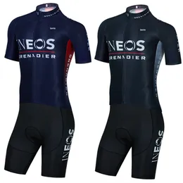 2023 INEOS Cycling Team Jersey 20D Bibs Shorts MTB Ropa Ciclismo Maillot Bike Shirt Downhill Pro Mountain Bicycle Clothing Suit