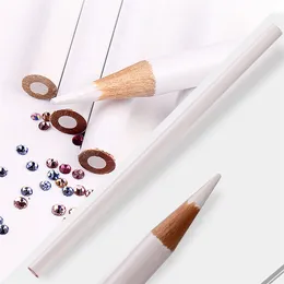 vax nagelkonst prickande verktyg 17,5 cm långt trähandtag strass pärla plockning kristall vax blyerts penna plockare dekoration