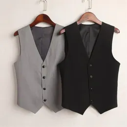 Women's Vests 0712 Summer VNeck Vest Women Thin Loose Waistcoat Single Breasted Sleeveless Blazer Female Slim Short Vest Femme Slim Buttons 220827