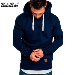 Felpe con cappuccio da uomo Felpe BOLUBAO Moda Felpa con cappuccio Manica lunga Autunno Casual Boy Camicetta Marca Solid Male 220829