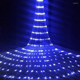 Noel dekorasyonu için kolye lambaları led su ipleri ışıklar açık arka plan düzeni alışveriş merkezi tatil şelale ışığı
