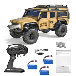 Elektrisches RC-Auto HB ZP1001 1 10 2 4G 4WD Ferngesteuerter LKW LED-Licht RTR-Modell Off Road Monster Spielzeug für Kinder 220829