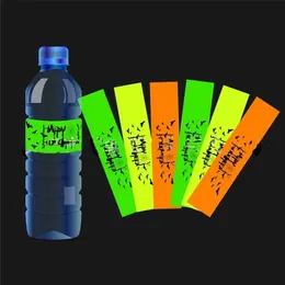 Andere Event Party liefert Halloween Water Bottle Label Aufkleber Halloween Briefe Ziehen