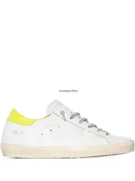 Sneakers Scarpe casual da donna Sneaker super star dorata Stampa leopardata con paillettes in pelle scamosciata Bianco Do-old dirty Classico Donna Uomo L RRKI