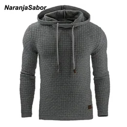 Herrtröjor Naranjasabor Autumn Men's Hoodies Slim Hooded Sweatshirts Mens Coats Male Casual Sportswear Streetwear Brand Clothing N461 220829