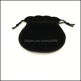 Storage Bags 80Pcs Small Black Veet Jewelry Gold Sier Gift Favor Party String Bag Pouch 433 R2 Drop Delivery 2021 Home Ga Carshop2006 Dhamu