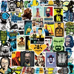 50Pcs Calssical TV Series Breaking Bad Stickers Walter White Graffiti Kids Toy Skateboard Car Motorcycle Bicycle Sticker Decals