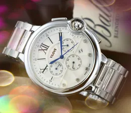 Bioceramic Planet Moon Mens Watches 45 мм полная функция из нержавеющей стали бизнес -мода Sapphire Glass Высококачественные бизнес -бревенчатые часы Montre de Luxe