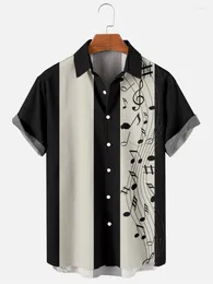 Мужские повседневные рубашки Camiseta Holgada de Manga Corta Para Hombre Camisa con Estampado Digital 3d A Rayas Cruzadas Estilo Harajuku Novedad