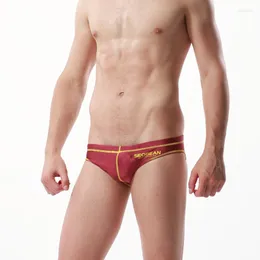 남자 반바지 섹시한 수영복 수영복 남성 브리프 게이 남자 해변 수영장 보드웨어를위한 저 상승 수진 브랜드 미니 수영복