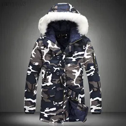 Mens snow cheap camo jacket