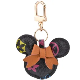 Anahtarlıklar kordonlar fare tasarımcı mektubu baskı anahtarlık cüzdan tuyring 20 stil çanta kolye araba zinciri cazibesi çiçek mini madeni para tutucu anahtarlık çanta biblo hediye