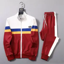 Set di abbigliamento sportivo da uomo Tuta da uomo di marca Abbigliamento sportivo per il fitness Due pezzi Felpe Pantaloni Tuta da pista casual 2023