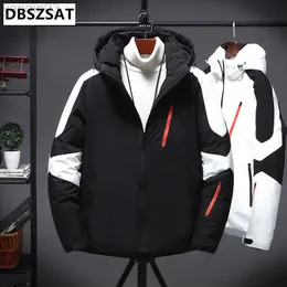 Мужские куртки новая бренда Casual Fashion 2021 Duck Down Men Wursebreaker с меховым воротником зимней парки дизайнерская куртка Mens Clothing L220830