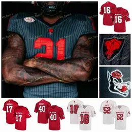American College Football Wear NC State Wolfpack Bailey Hockman Ty Evans Ben Finley Andrew Harvey Devin Leary Thayer Thomas NCAA College Football Jersey