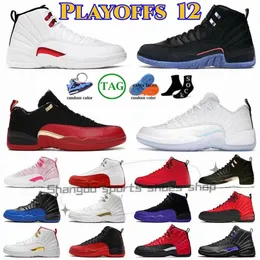 12 Hyper Royal Mens Basketball Shoes Jumpman 12s High Sneakers Flu Game Black Twist Dark Grey University Gold Indigo Gym Red Men OG Trainers