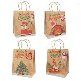 Gift Wrap 5Pcs Christmas Elements Candy Kraft Bag Merry Children Tree SantaMöbel & Wohnen, Feste & Besondere Anlässe, Geschenkverpackung!