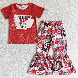 Nieuwe mode Kids Designer Designer Girls Set Boutique Fall Halloween Kinderen Outfits Milk Silk Toddler Baby Girl Clothing Groothandel
