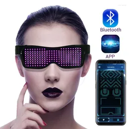 Dekoracja imprezy Magic Bluetooth LED Kieliszki Aplikacja Kontrola Luminous EMD DJ SYLALLABLE SYLALLALE EY