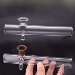 Smoking pipe whole Big 7inch thick heady Glass steam roller steamroller spoon hand tobacco Pipes for Dry Herb4338751