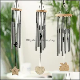 Decorative Objects Figurines Decorative Objects Figurines Antique Resonant 8 Tubes Wind Chime Bells Hanging Living Bed H Bdesybag Dhkbf