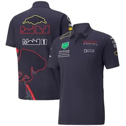 F1 Takım Üniforma Kısa Kollu Mens Yaz Yeni Yarış Serisi Nefes Alabilir T-Shirt Yarım Koltuk