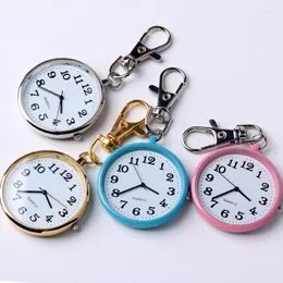 Pocket Watches Big Dial Dial Shi Ying Idosos Crianças Men de Casais pendurados no Chave Digital