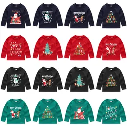 Besondere Anlässe Kinder Kinder Weihnachten Sweatshirt Jungen Mädchen Lustige Print Pullover Langarm Oneck Hoodies Herbst Tops 220830