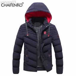 Men's Jackets Mannen 2022 Winter Nieuwe Hot Classic Hooded Winddicht Dikke Warme Jas Parka Mode Meerdere Pocket Casual Merk mannen L220830