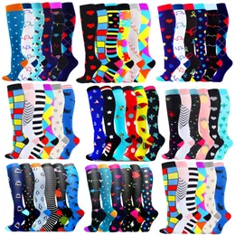 Sportliche Socken, 367 Paar, Kompressionsstrümpfe, Damen, kniehoch, Ödeme, Anti-Müdigkeit, Diabetes, Krampfadern, Sommer, Laufen, Sport 220830