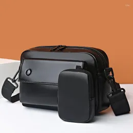 Abendtaschen 2 in 1 Koreanischer Stil Frauen Umhängetasche Hohe Qualität Pu-leder Schulter Trendy Schlüsseletui Wasserdichte Lagerung