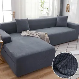 Fodere per sedie Divano elastico per soggiorno Chaise lounge ad angolo Divano componibile elasticizzato in peluche Poltrona 2 Fodera per mobili a 3 posti