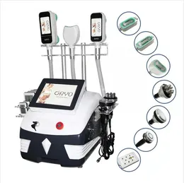 Cryo 360 Cryolipolysis Fat Freezing Slimming Machine Cavitation RF Fat Borttagning 7 I 1 Cryoterapy Dubbel Chin Freeze Budomen Belly