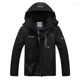 남성용 재킷 남자 방수 스키 재킷 따뜻한 겨울 스노우 코트 산악 바람발이 후드 레인 코트 스노우 보드
