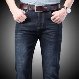 Męskie dżinsy Jean Homme Men chude szczupły fit czarny niebieski jeansowy spijkerbroeken heren rowerowe spodnie spodni swobodny 220831