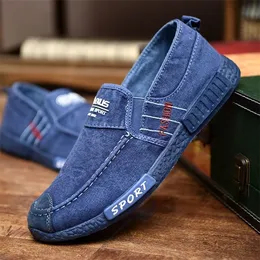 Safety Shoes Summer Slip on Men's Casual Rubber Solid Mens Canvas Lightweight Waterproof Male Flat Sneakers 220831