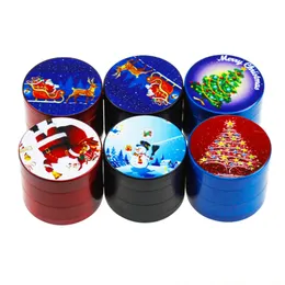 Charistmas Edition 40mm 4 Laters Smo ringer Sharpstone Tobacco Grinders Acessroy Herb Briers