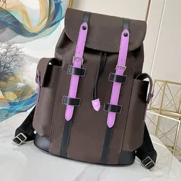 Military Backpack Old Flower Back Pack Drawstring Handbags Shoulder Bags Fashion Letters High-Capacity Women Travelling Bag 41cm M46272