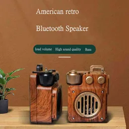 Alto -falantes portáteis Música Apollo A6 Retro retro Bluetooth Portable Subwoofer Speaker mini TF Rádio Rádio ao ar livre Pequeno pistola de aço criativo T220901