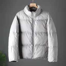 Projektant męskiej kurtki Odwracalny płaszcz do noszenia męski Klasyczny swobodny moda na zewnątrz zimowe płaszcze zdejmowane czapkę wiatroodporne ciepło 22