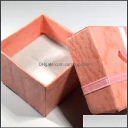 Jewelry Boxes Special Offer Jewelry Boxes Tc Chirstmas New Ring Earrings Necklace 4X4Cm Gift Packaging Small Paper Box 31 W2 Drop Del Dhsbd