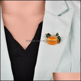 Pins Broschen Kürbis Brosche Pins Halloween Schmuck Emaille S Mode Pin Geschenk für Frauen Mädchen Kind C3 Drop Lieferung 2021 Mjfashion Dh8Qa