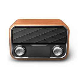 مكبرات صوت محمولة Radio Rado Retro Vintage Bluetooth Old for Sound Box Speaker- مع طراز الطبقة المدمجة في مضخم الصوت اللاسلكي T220831