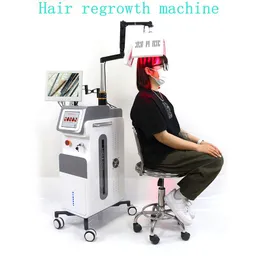 Professionell högfrekvens Hårförlustbehandling Hårtillväxt Laser Ljusterapi Restaurering Maskin Diod Laser Anti-Hair Scalp Care Equipment Salong Användning