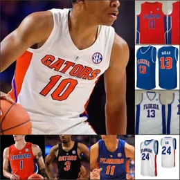 Niestandardowe Floryda Gators Stats Basketball Sched Jersey NCAA College Dowolne nazwisko numer Omar Payne Andrew Nembhard Scottie Lewis T