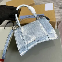 Top High Crossbody Bag Denim Canvas Handbags Chain Shoulder Bags Crocodile Full Skin Fashion Letter Small Wallet Interior Zip Pocket