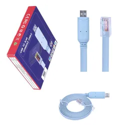 Kable komputerowe Złącza Złącza RJ45 Kabel konsoli USB FT232R Chip RS232 Poziom Shifter 1,8 m dla komputera routera huawei H3C