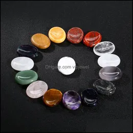 Stone Worry Stone Thumb Gemstone Natural Healing Crystals Therapy Reiki Behandling Spirituella mineraler Mas Palm Gem Jewelry Drop Deliver DHOTC