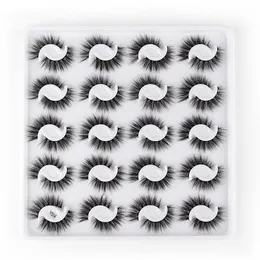 Handmade Reusable Multilayer False Eyelashes Extensions Soft & Vivid Messy Crisscross Thick Curly 3D Fake Lashes Eyes Makeup 11 Models DHL